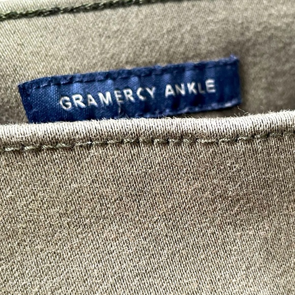 TOMMY HILFIGER - OLIVE GRAMERCY ANKLE PANT SIZE 2 - Picture 5 of 6